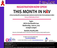 June This Month in HIV: HIV & Oral Health Care